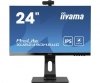 IIYAMA Monitor 24 XUB2490HSUC-B1 IPS,FHD,CAM,MIC,HDMI,DP,VGA,USB2.0